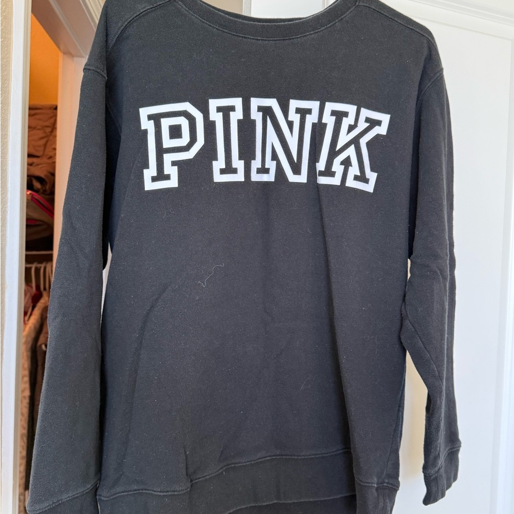 Victoria's Secret Black Crew Neck Sweater